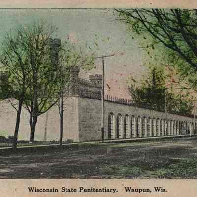 Postcard, Corrections, Wisconsin State Prison