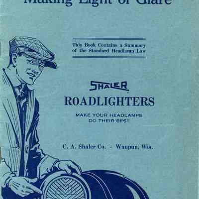 Booklet, Shaler, Making Light of Glare, Roadlighters
