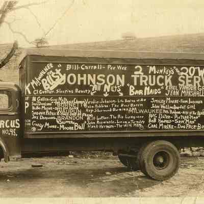 Postcard, Modes of Transportation, Johnson Truck Service