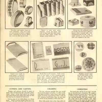 Page 2 of Cork Craft booklet