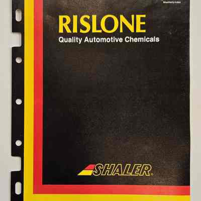 Advertisement, Shaler Rislone, Quality Automative Chemicals