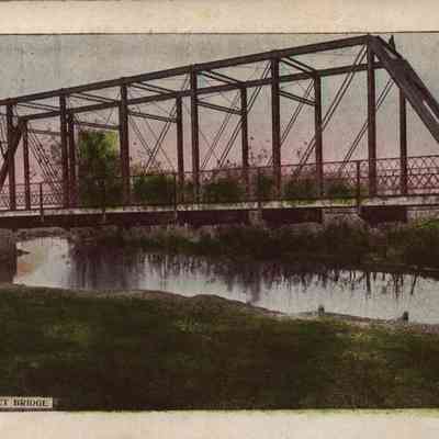 Postcard, Bridges, Madison Street Bridge