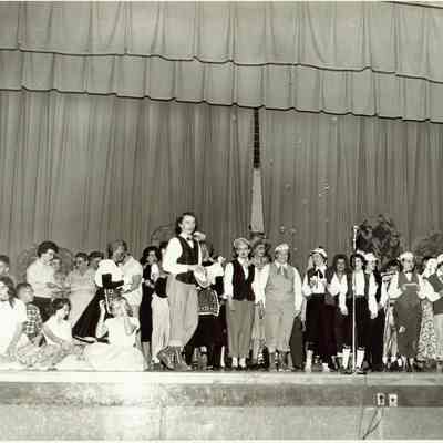 Photograph, 1960 Variety Show, College Club and Kiwanis Club, Performers