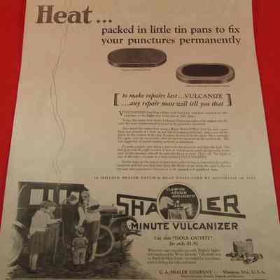 SHALER 5-Minute Vulcanizer Ad