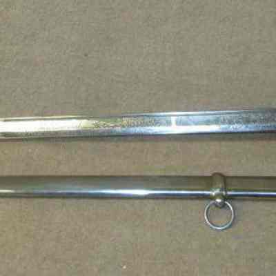 Reproductive Civil War sword w/scabbard