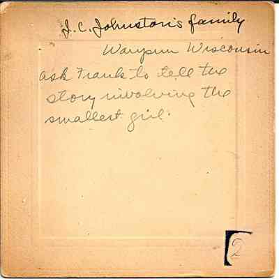 J. C. Johnston family..