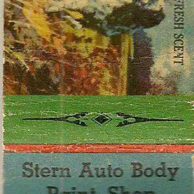 Matchbook, Stern Auto Body Paint Shop