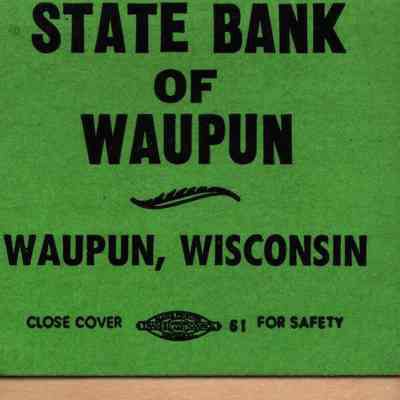 Matchbook, State Bank, 3% Interest