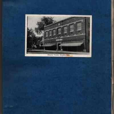 Folder, History of Masonic Lodge No 48, F & A M, by Leif Olson