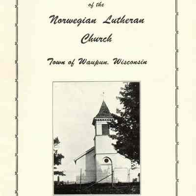 Program, Church, Norwegian, 100th Anniversary of the Norwegian Lutheran Church