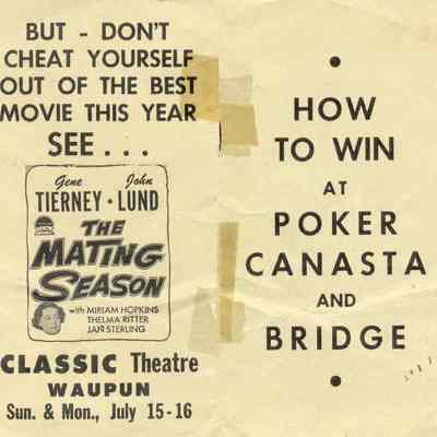 Humorious Classic Theater Ad