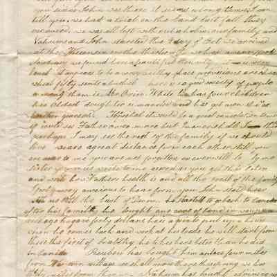 Learned, Nancy & Amanda Letter to Samuel Lovejoy