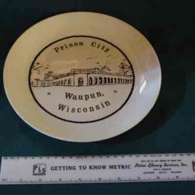 Plate, Corrections, Wisconsin State Prison, Prison City