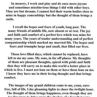 Revery By: F. H. Ford