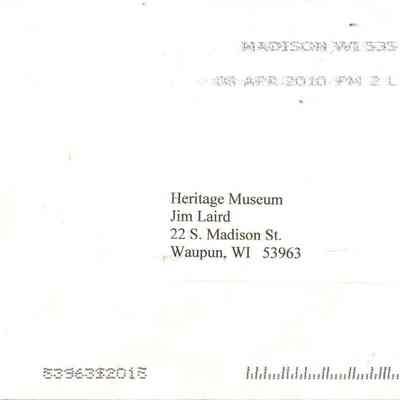 Appeals envelope from WFA