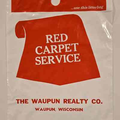 Bag, Plastic, The Waupun Realty Company