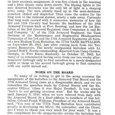 Page from The 777 Tank Battalion