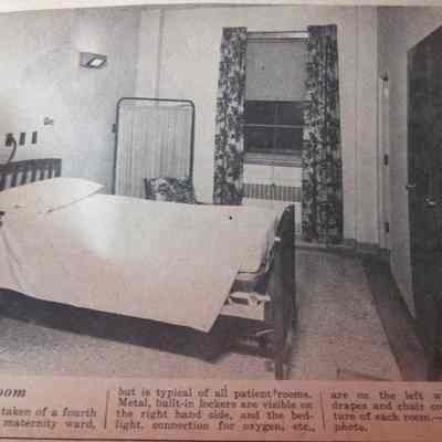 Photo of Patient Room-Waupun Memorial Hospital  - 1951