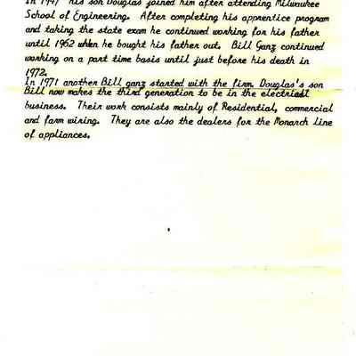 Historical facts on Ganz Electric Service