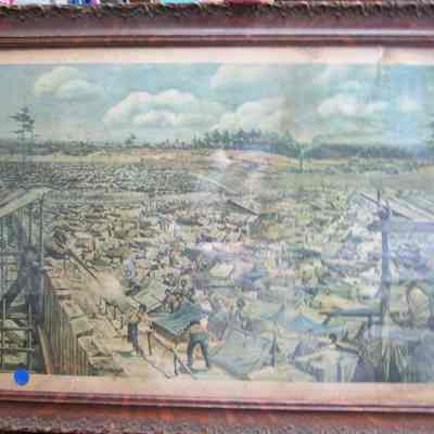 Color print of Andersonville Stockade