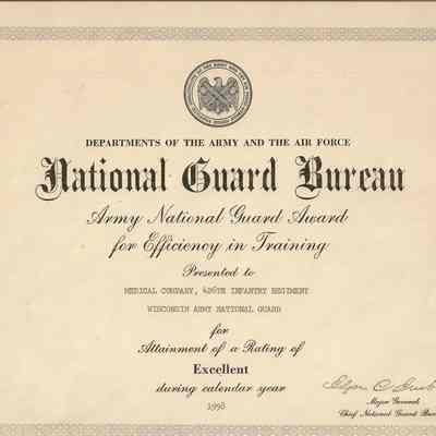National Guard Training Award