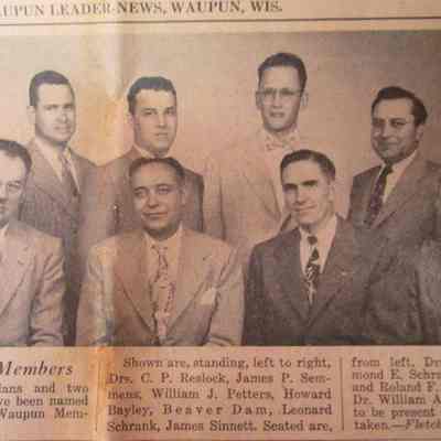 Waupun Hospital Staff Members-1951