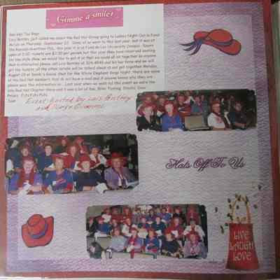 Memo for Ladies Night Out in FDL for style show