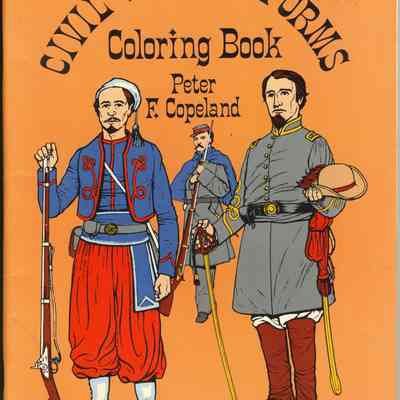 Civil War Uniforms Coloring Book