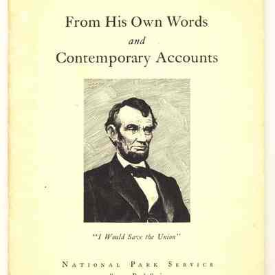 Abraham Lincoln From His Own Words - Waupu Book