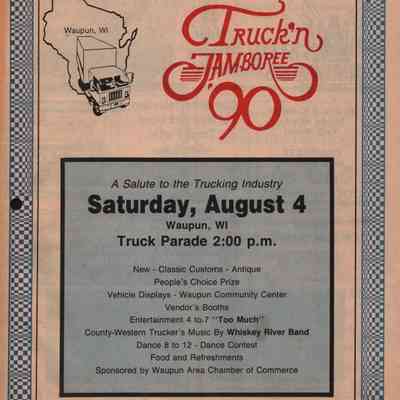 Program, Truck n Jamboree, 1990