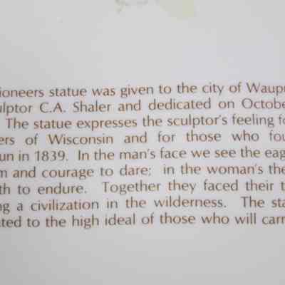 Waupun Sesquicentennial Plate