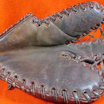 Old baseball glove