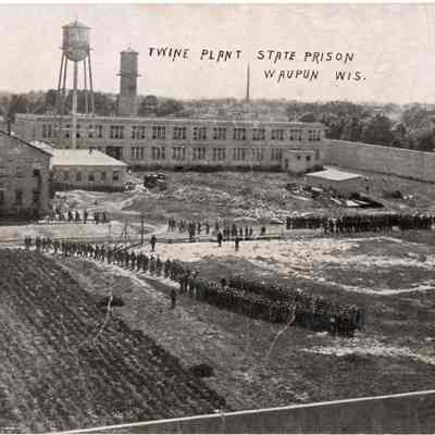 Postcard, Corrections, Wisconsin State Prison, Twine Plant