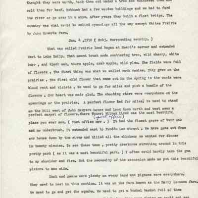 Histories, Incidents and Descriptions of Early Waupun