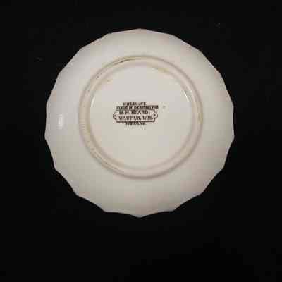 Pin dish with Wisconsin State Prison, Waupun, Wis. on it.