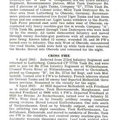 Page from The 777 Tank Battalion