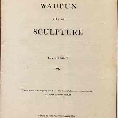 Waupun City Of Sculpture.