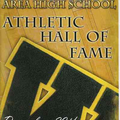 Booklet, Waupun Area High School Athletic Hall of Fame, 2009