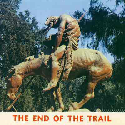Postcard, The End of the Trail, Large