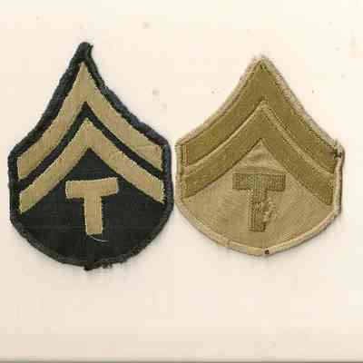 2 Military Patches