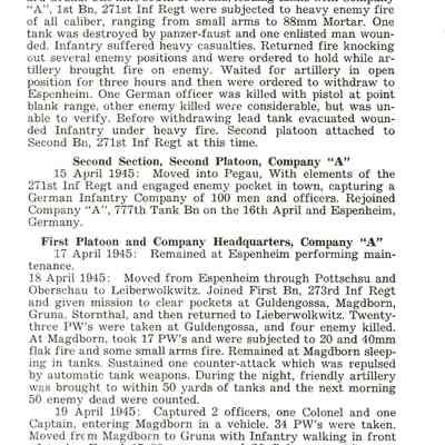 Page from The 777 Tank Battalion
