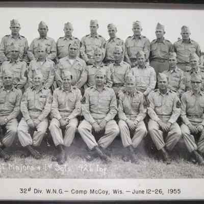 National Guard Black and White Photo
