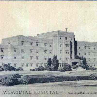 Postcard, Memorial Hospital