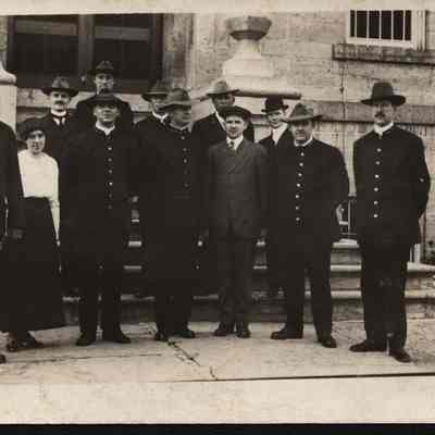 Postcard, Corrections, Wisconsin State Prison, Guards and Officials