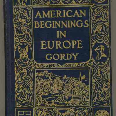 American Beginnings In Europe - Waupun Book