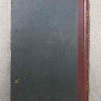 Back Cover of District School Record book