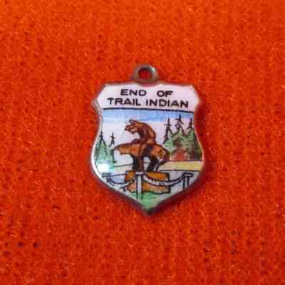 Charm, Necklace, End of the Trail