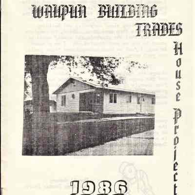 Waupun High School - Building Trades "House Project" (1986)
