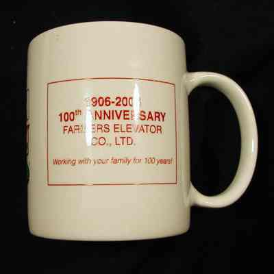 Farmer's Elevated 100th Anniversary cup.