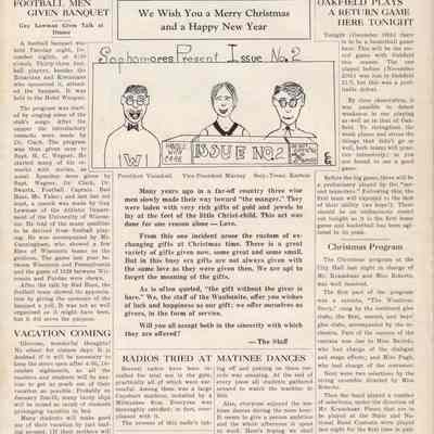 THE WAUBUNITE NEWS (DEC 18 1931) Waupun H.S newspaper